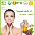 Label pribadi 100% minyak esensial organik murni Minyak jojoba untuk rambut